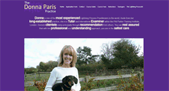 Desktop Screenshot of donnaparis.com